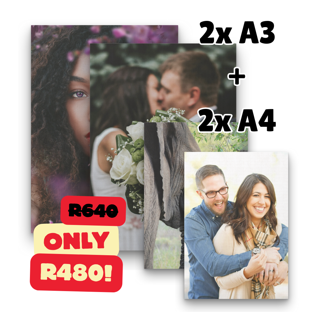 2x A3 plus 2x A4 box frame COMBO SPECIAL!