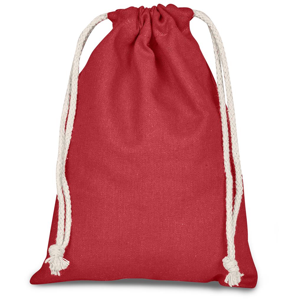 Altitude Allsorts Mini Cotton Drawstring Pouch - Red