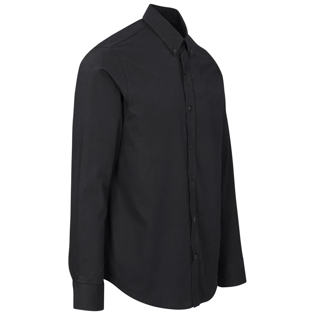 Mens Long Sleeve Cotton Twill Moderna Shirt