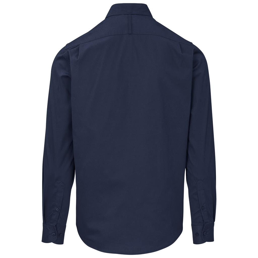 Mens Long Sleeve Cotton Twill Moderna Shirt