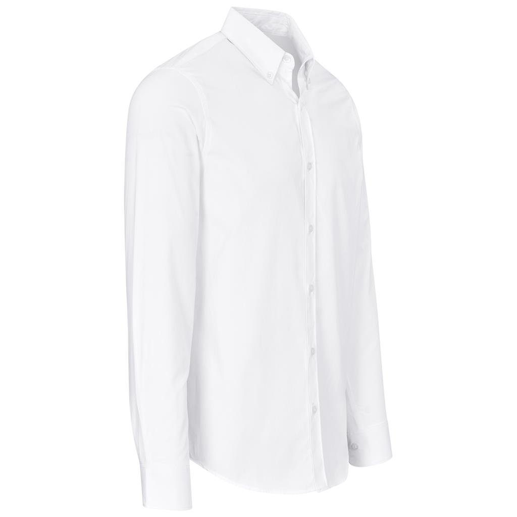 Mens Long Sleeve Cotton Twill Moderna Shirt