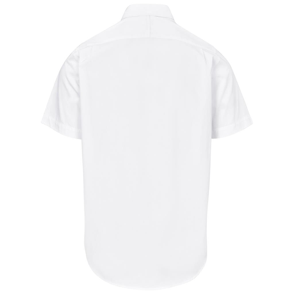 Mens Short Sleeve Cotton Twill Moderna Shirt