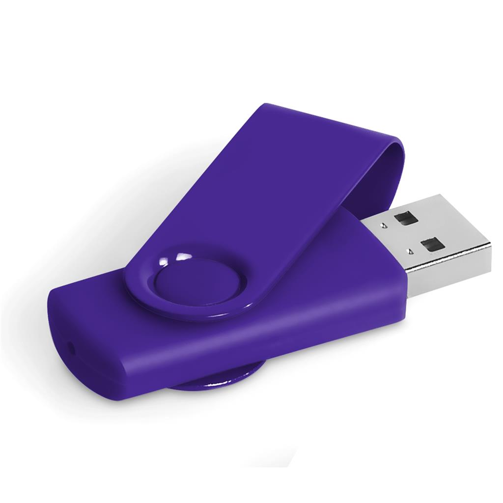 Axis Gyro Flash Drive - 8GB - Purple