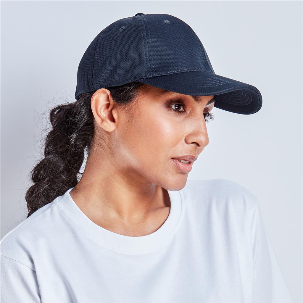 Ace 6 Panel Fitted Cap - White