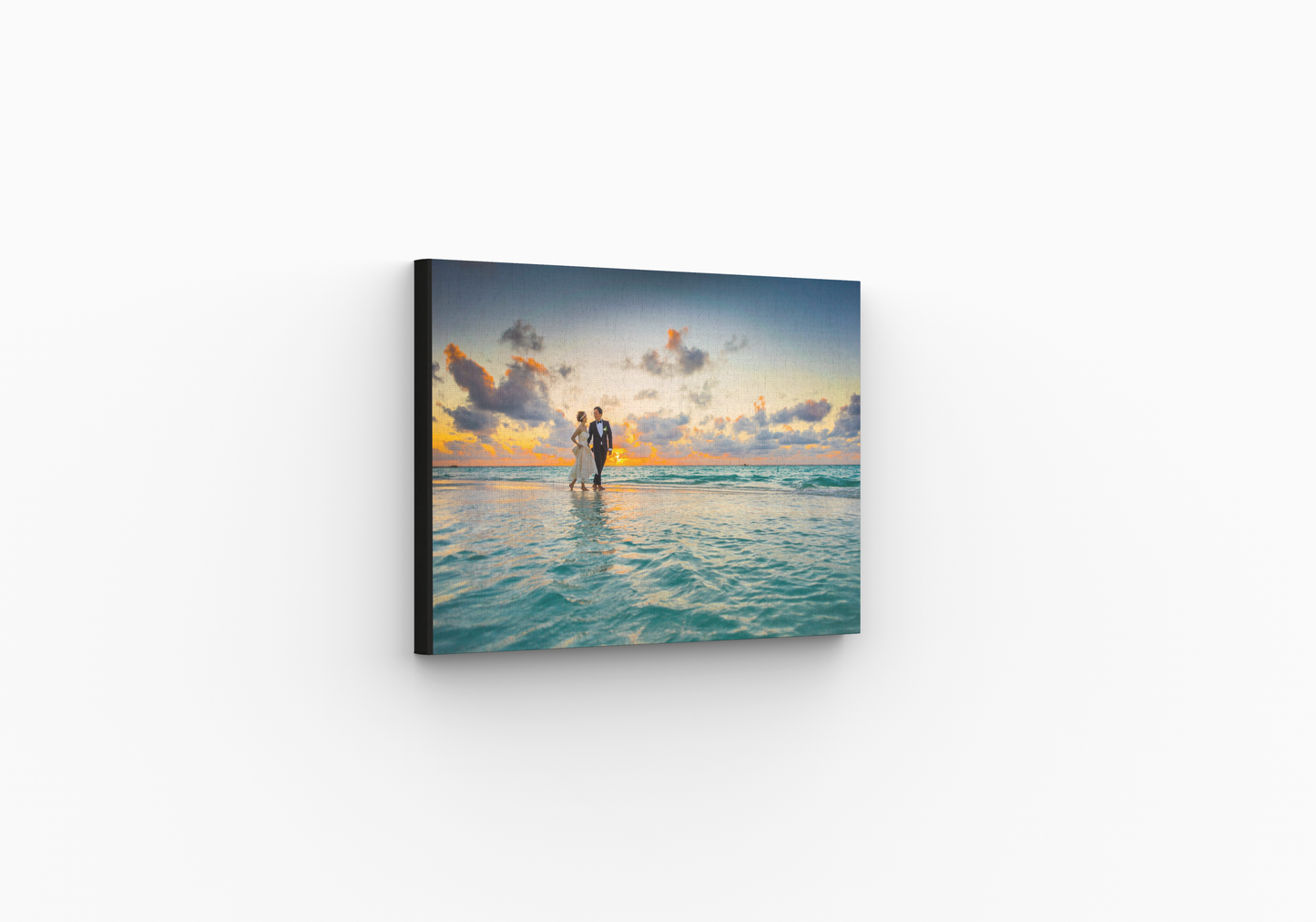 Bevelled frame canvas