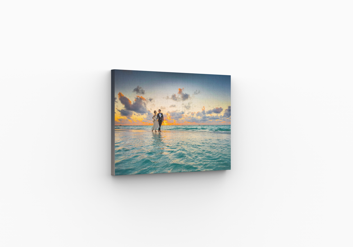 Bevelled frame canvas