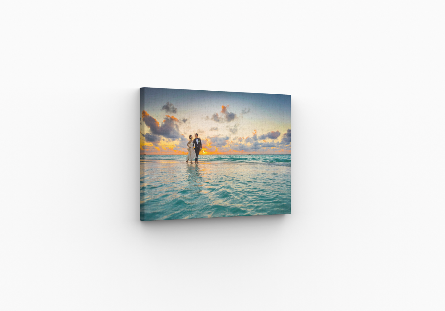 Bevelled frame canvas