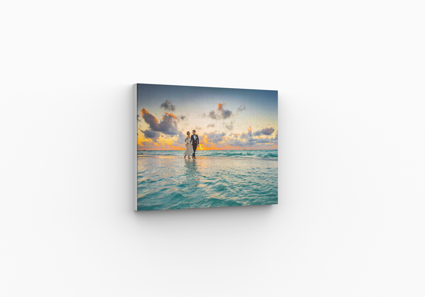 Bevelled frame canvas