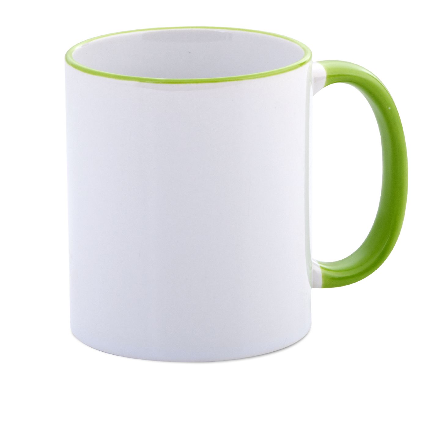 Two Tone Rim & Handle Mugs