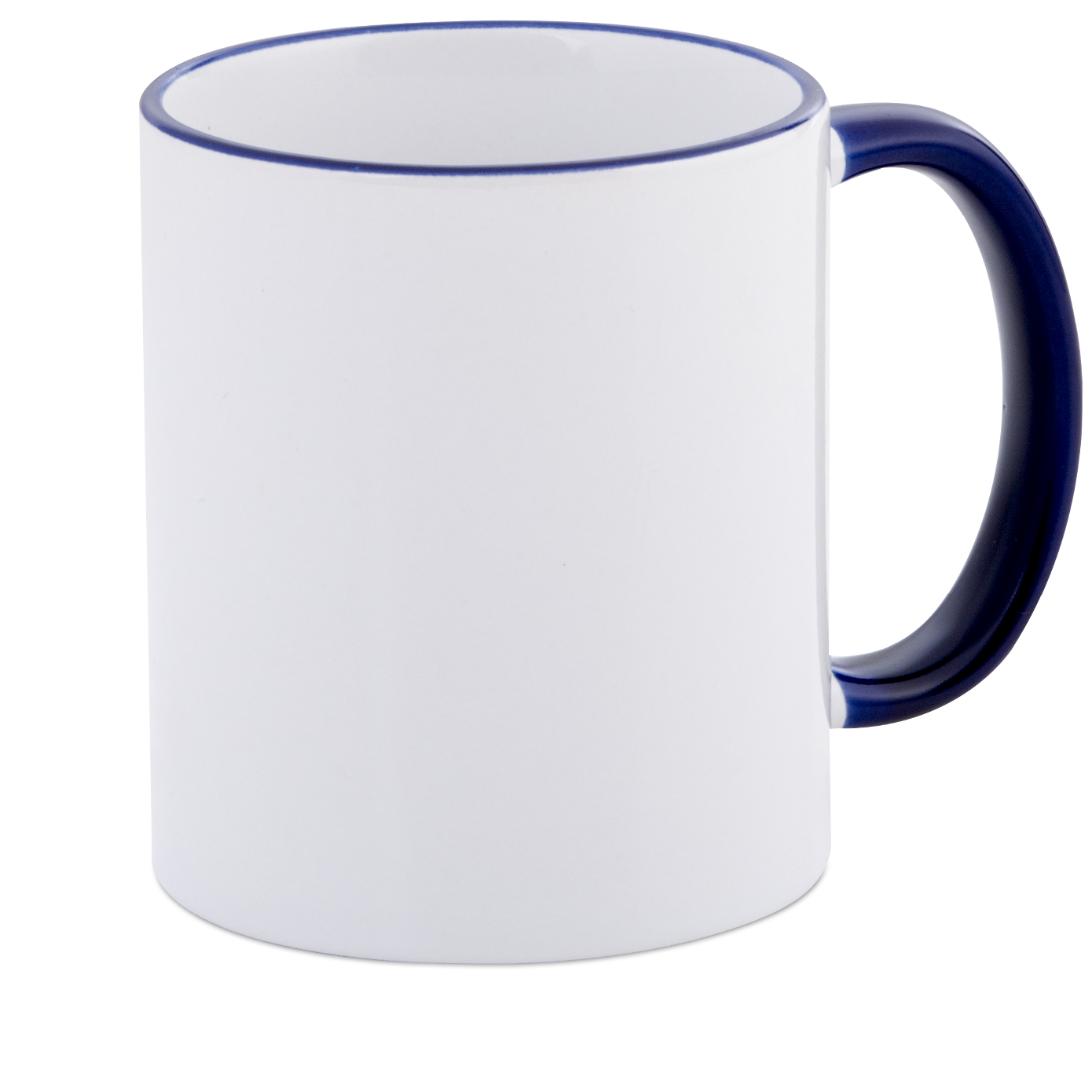 Two Tone Rim & Handle Mugs