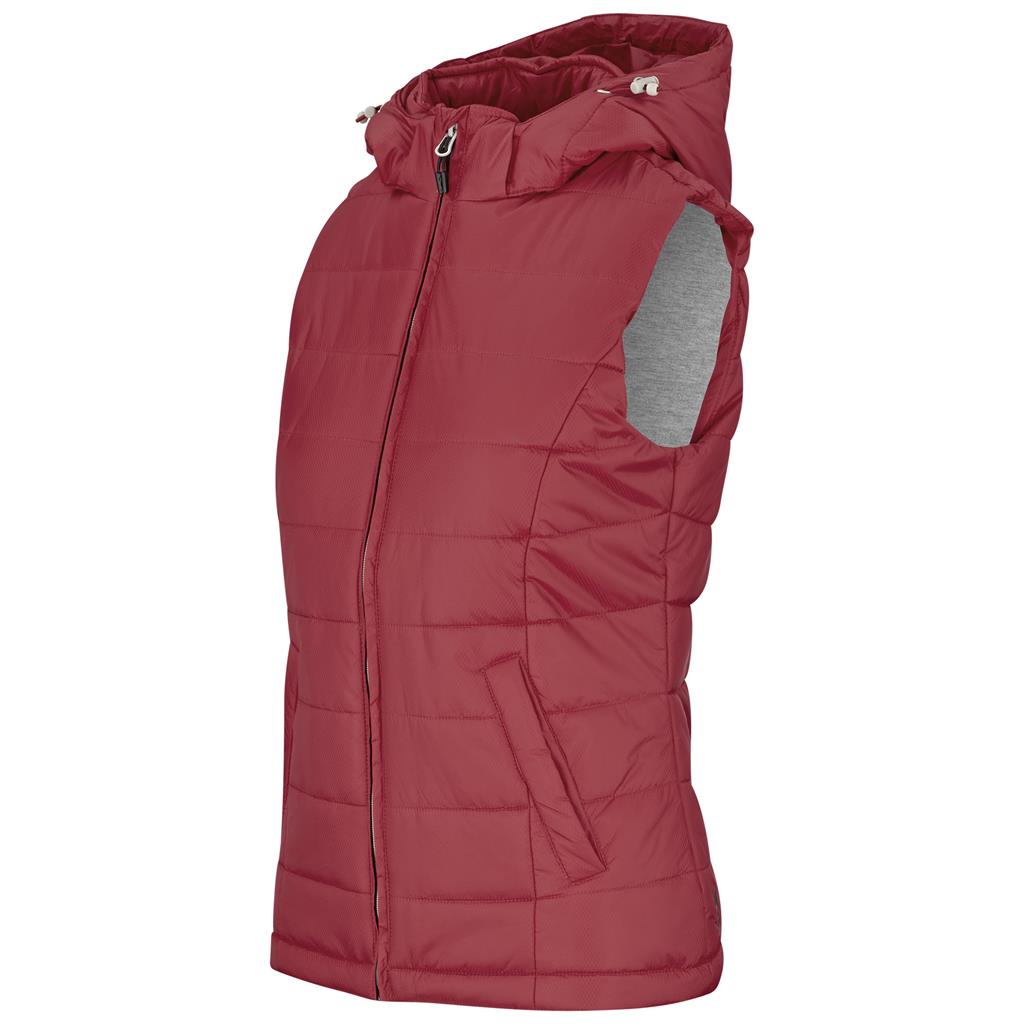 Ladies Evolution Bodywarmer - Red