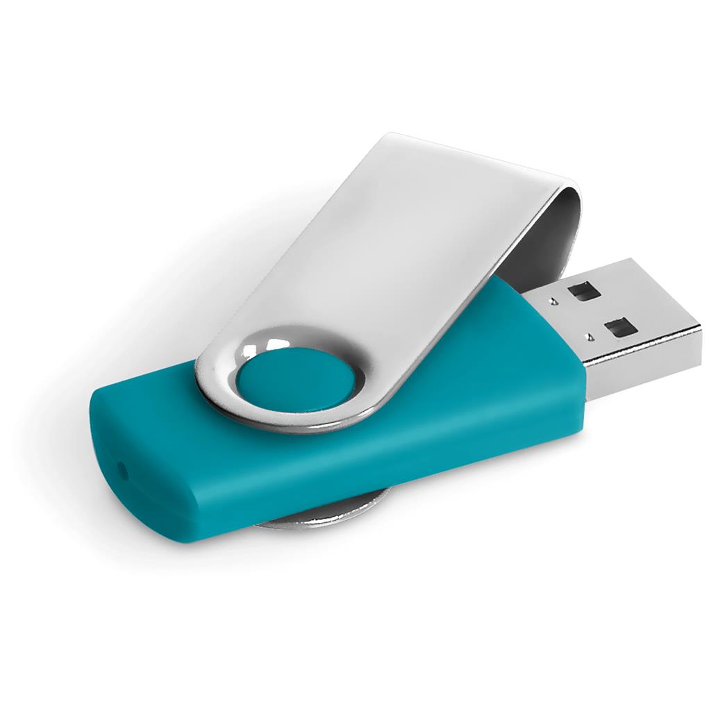 Axis Glint Flash Drive - 8GB - Turquoise