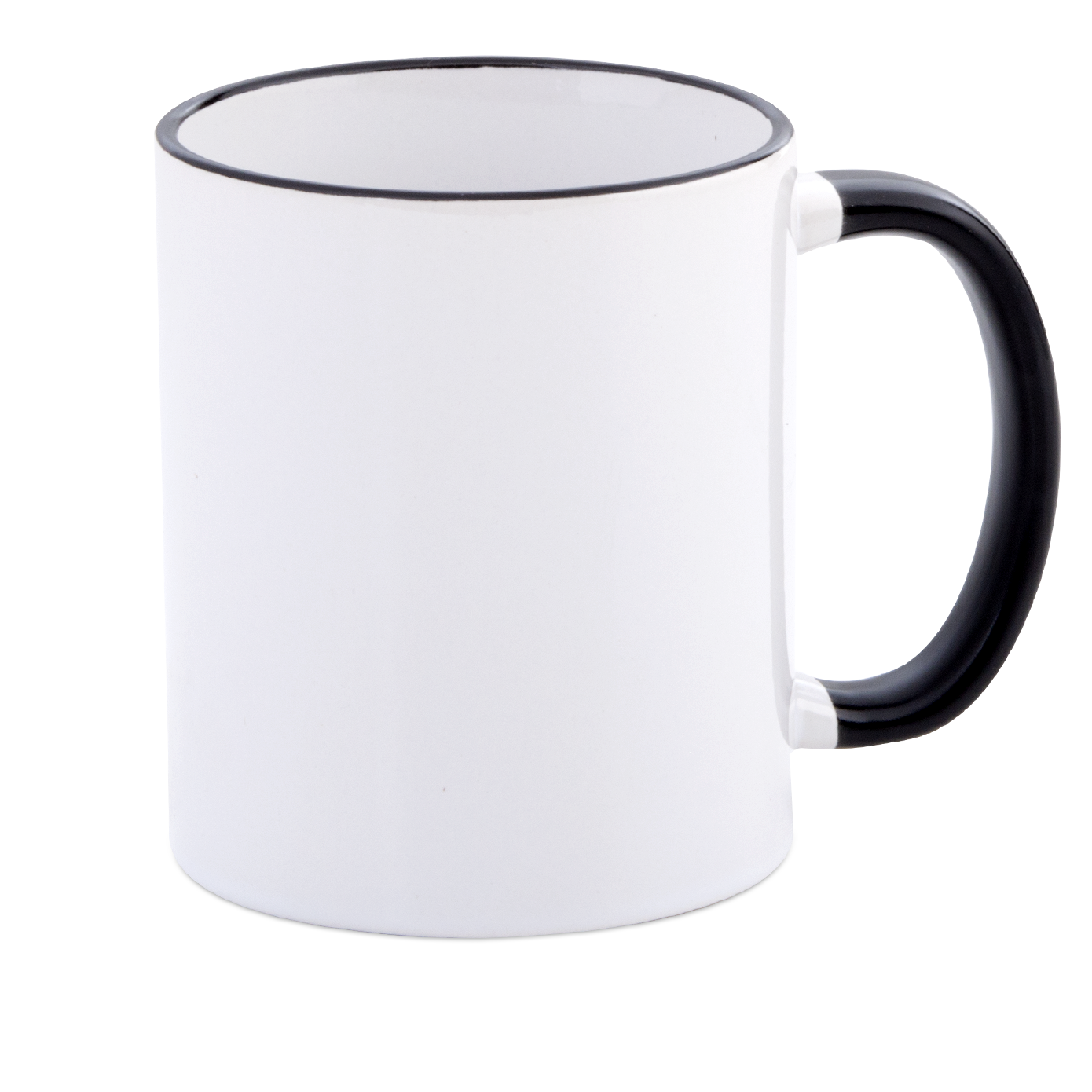 Two Tone Rim & Handle Mugs