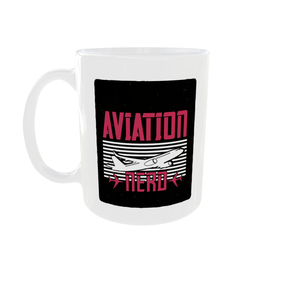 Aviation nerd mug