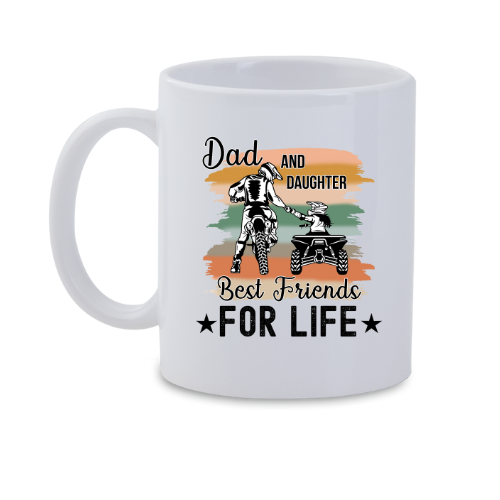 Dad and daughter mug