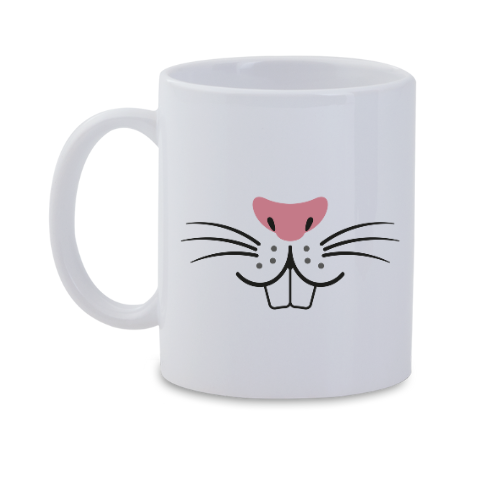 Bunny nose mug