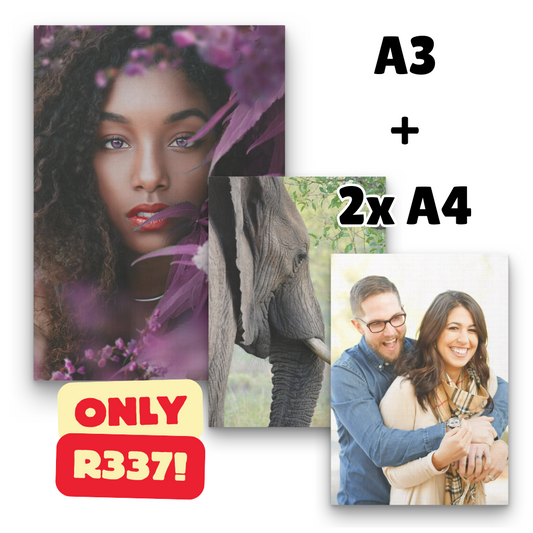 A3 plus 2x A4 box frame COMBO SPECIAL!