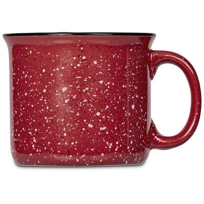 Serendipio Marshall Ceramic Coffee Mug - 400ml - Red