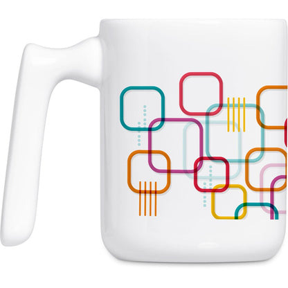 Serendipio Jenkins Sublimation Ceramic Coffee Mug - 480ml