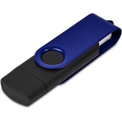 Shuffle Gyro Black Flash Drive – 8GB