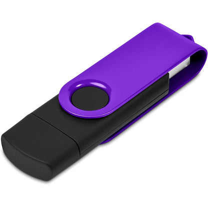 Shuffle Gyro Black Flash Drive – 32GB