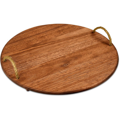 Okiyo Homegrown Large Round Hardwood Food Platter