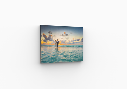 Bevelled frame canvas