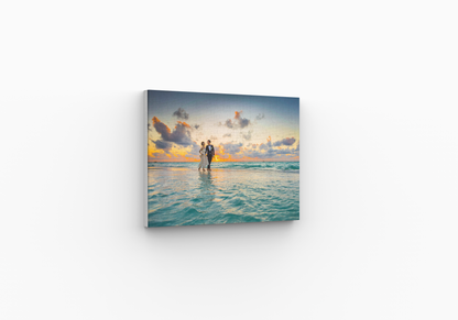 Bevelled frame canvas