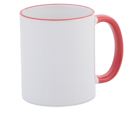 Two Tone Rim & Handle Mugs
