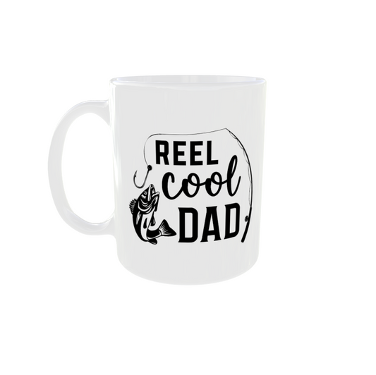 Reel cool dad mug