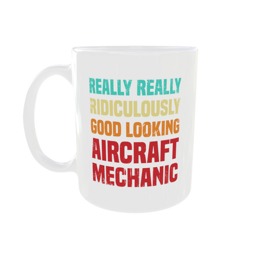 Ridiculously good looking mechanic mug