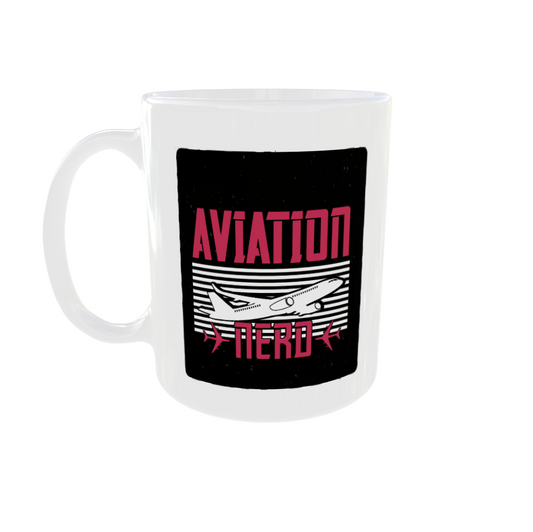 Aviation nerd mug